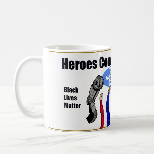 De Café Heróis vêm na caneca All Colors (Esquerda)