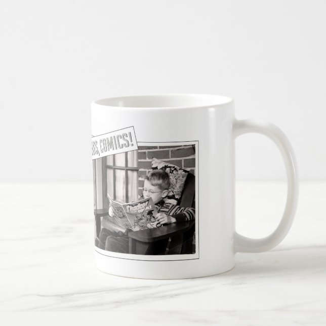 De Café Hey miúdos, história em quadrinhos! Caneca (Direita)