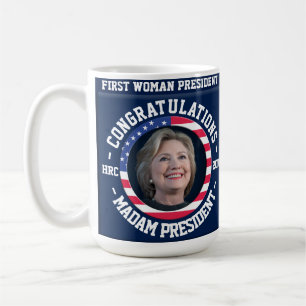 De Café Hillary ganhou a eleição! Caneca da celebração