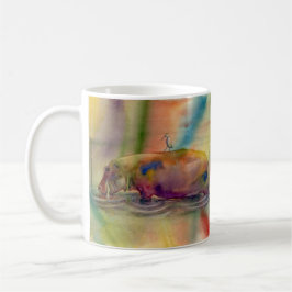 De Café Hippy Dippy, caneca da arte da aguarela