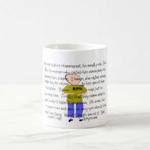 De Café História FARMACÊUTICA "Ele perdeu!" Caneca