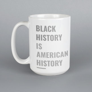 De Café História Negra É História Americana - Caneca Cláss
