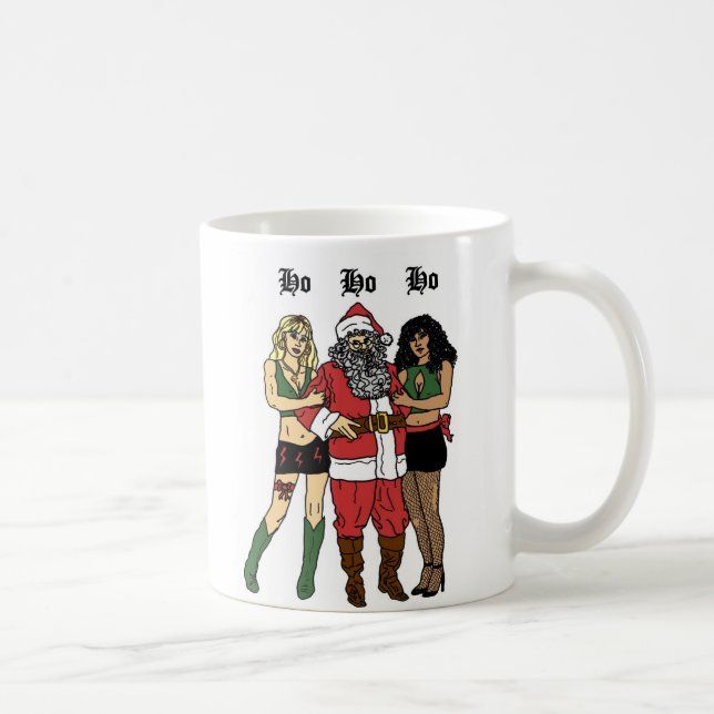 De Café Ho Ho Ho caneca do papai noel (Direita)