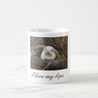 De Café Holland Lop "que eu amo o meu lops" a caneca