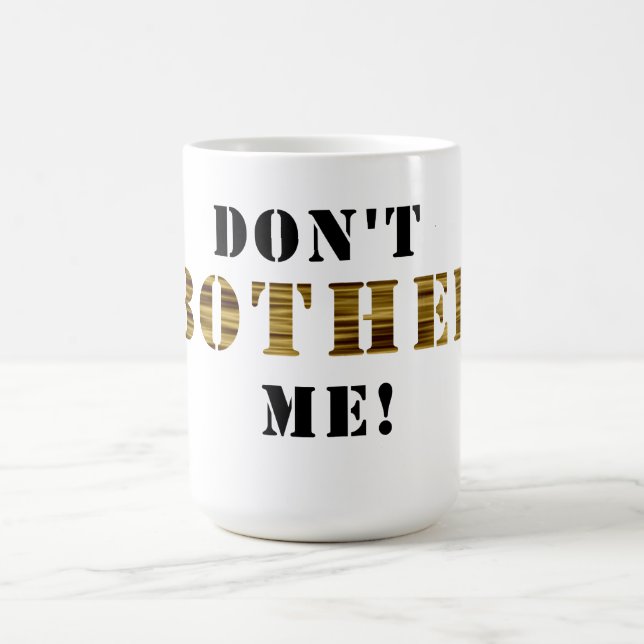 De Café Hottie urbano: Não me incomode! Caneca (Centro)