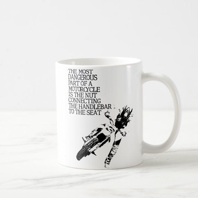 De Café Humor engraçado da caneca do motocross da porca da (Direita)