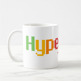 De Café HyperCard - a caneca - nas cores do arco-íris da A