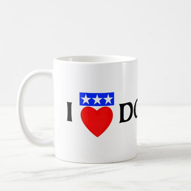 De Café I <3 caneca DOUGLAS (Esquerda)