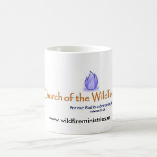 De Café Igreja da caneca do incêndio violento