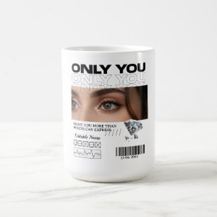 De Café Imagem Personalizada, Nome & Texto Caneca Person