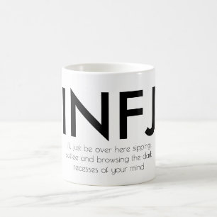 De Café INFJ engraçados - Consultando sua caneca da mente