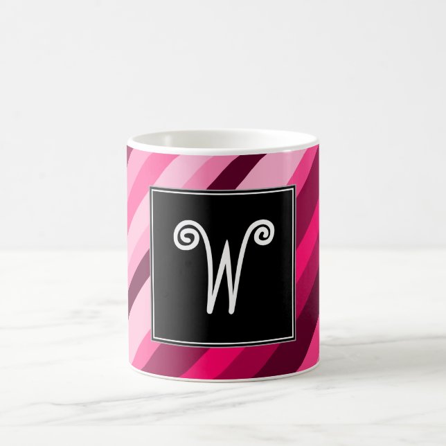 De Café Inicial do costume + Caneca cor-de-rosa/magenta do (Centro)