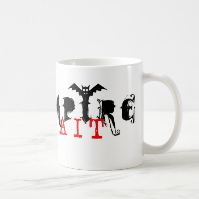 De Café Isca do vampiro - caneca (Direita)