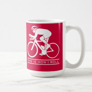 De Café Isto é como eu rolo - caneca do ciclismo