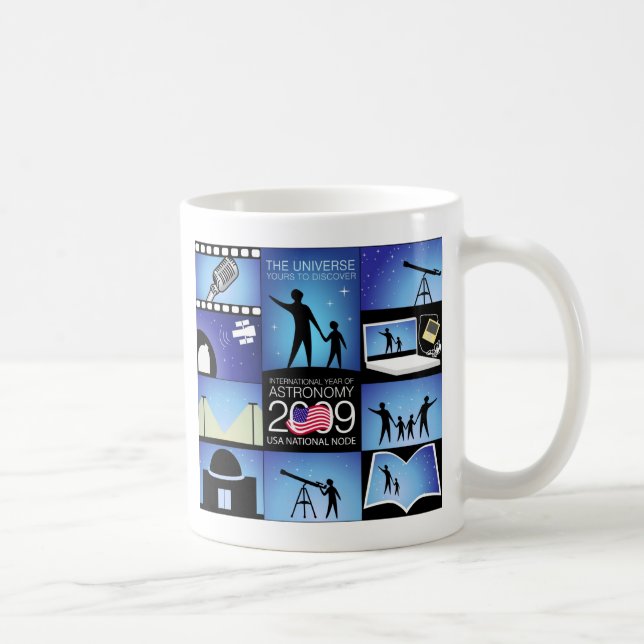De Café IYA2009 - Nó dos E.U.: Caneca clássica 11 onças (Direita)