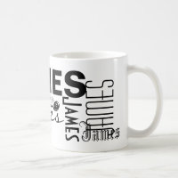 JAMES - personalize a caneca