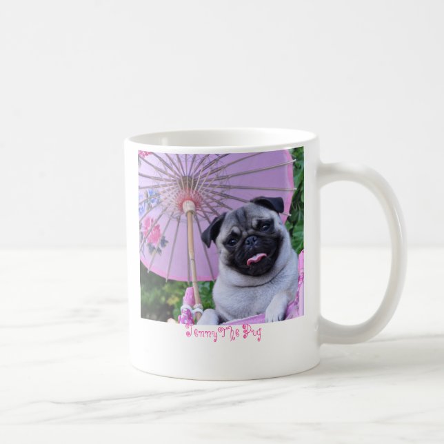 De Café Jenny o Pug - caneca (Direita)