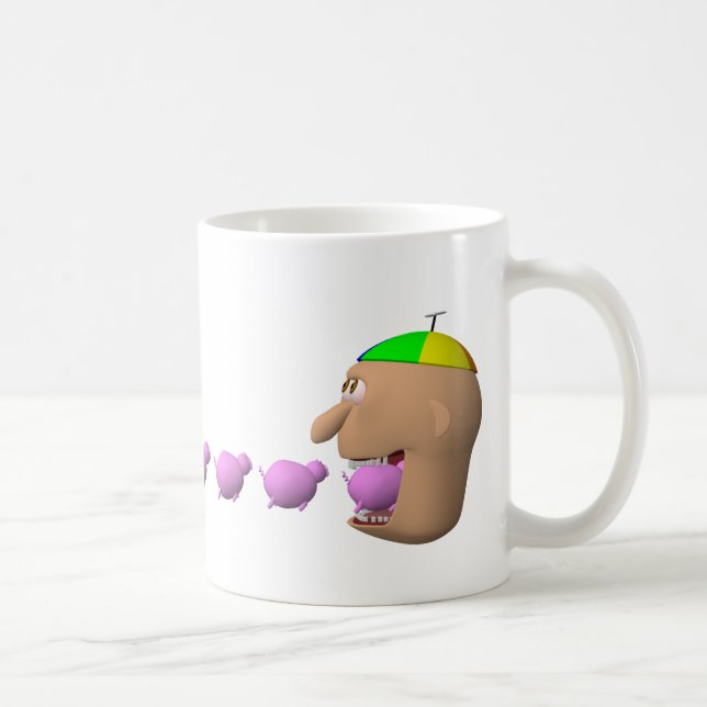 De Café Johnny que come a caneca dos porcos (Direita)