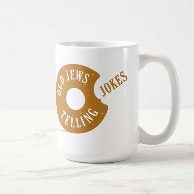 De Café Judeus idosos que dizem piadas: A caneca nova do (Direita)