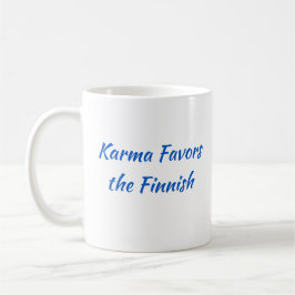 De Café Karma favorece a caneca finlandesa (fonte alternat