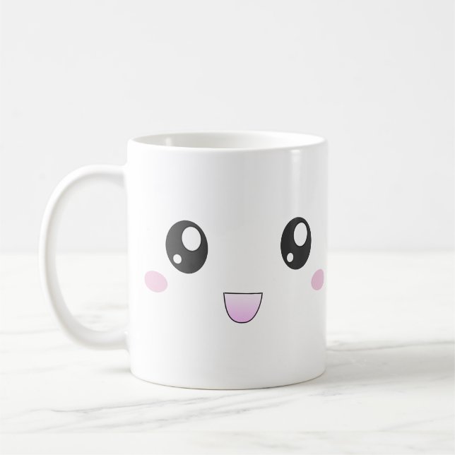 De Café Kawaii enfrenta a caneca (Esquerda)