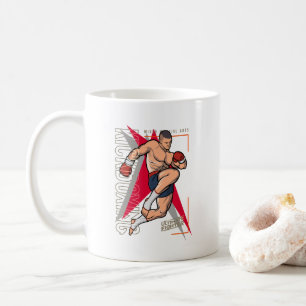 De Café Kickboxing Caneca Clássica #11