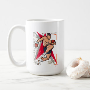 De Café Kickboxing Caneca Clássica #15
