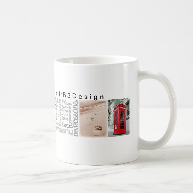 De Café kilrB3Design - Clássico 11 oz. Caneca (Direita)