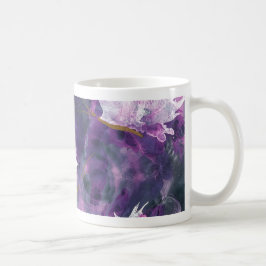 De Café L é para a caneca da arte do alfabeto do Lilac