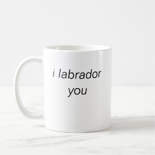De Café labrador, sua caneca