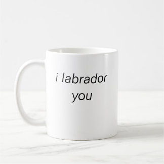 De Café labrador, sua caneca