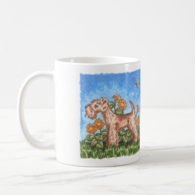 De Café Lakeland Terrier 11oz. caneca (Esquerda)