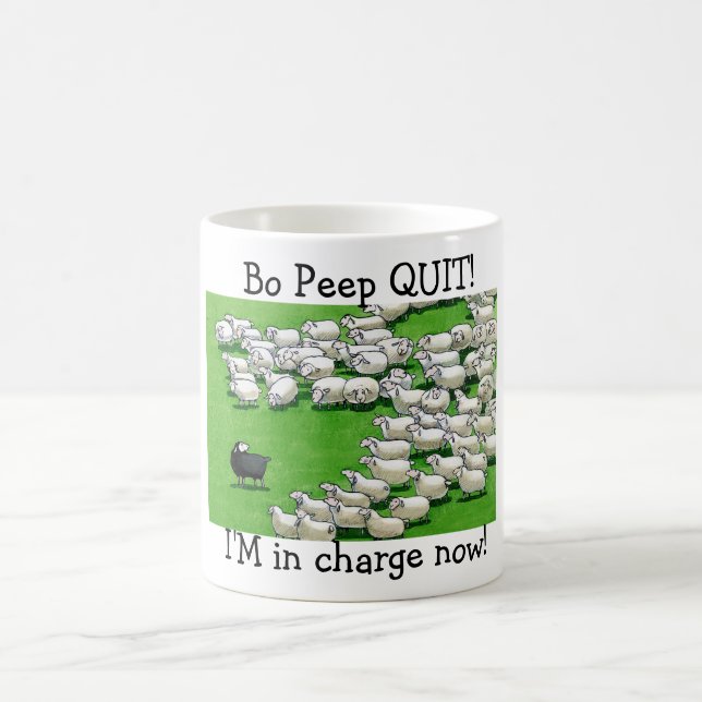 De Café Lâmpada Longa Perdida: Bo Peep SAIR! Caneca (Centro)