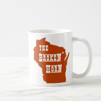 De Café laranja quebrada da caneca do chifre