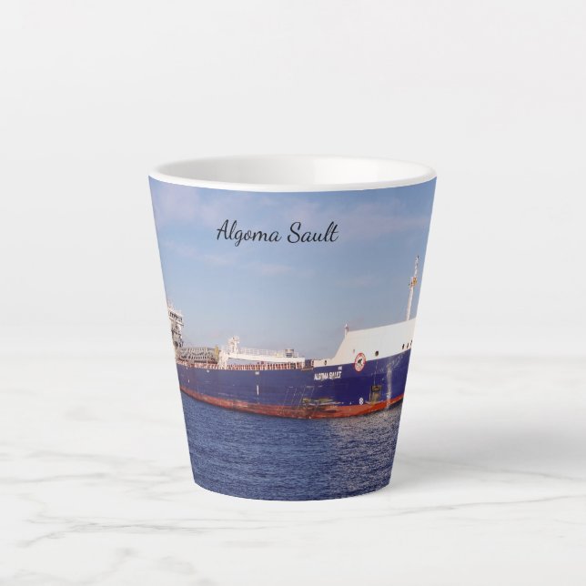 De Café Latte Algoma Sault - caneca latina (Frente)