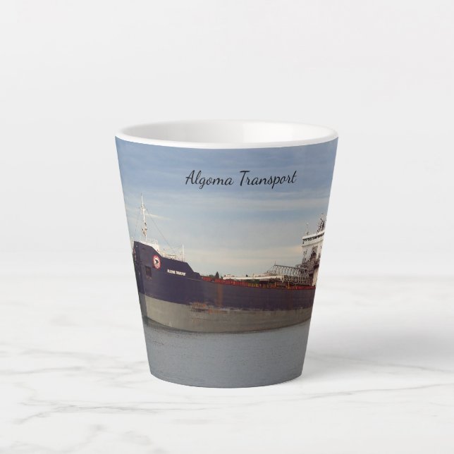 De Café Latte Algoma Transportar caneca latina (Frente)