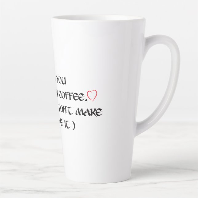 De Café Latte Amor amável, café, caneca latina (Direita)