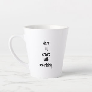 De Café Latte Atreve-Se A Criar A Caneca Lateral