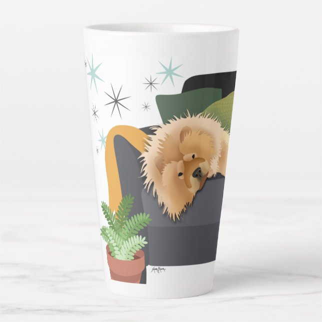 De Café Latte BEARLY AWAKE - ESCOLHA caneca latina (Frente)