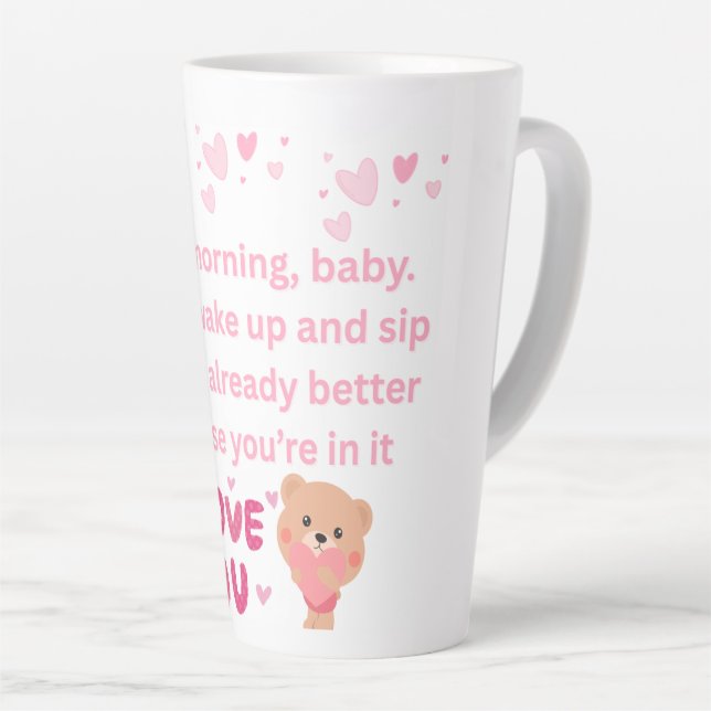 De Café Latte Caneca (Ângulo direito)