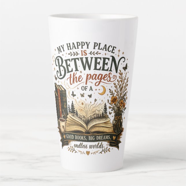 De Café Latte Caneca (Frente)