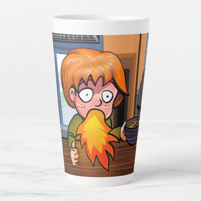 De Café Latte caneca (Frente)