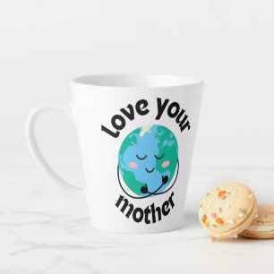 DE CAFÉ LATTE CANECA AME SUA MÃE TERRA