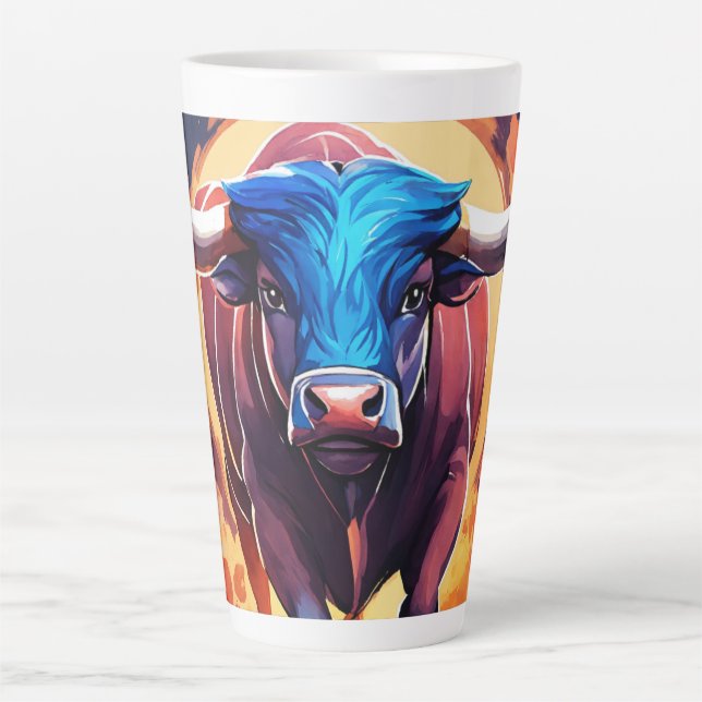 De Café Latte Caneca Búfalo – Estilo Forte, Design Ousado | TK_A (Frente)