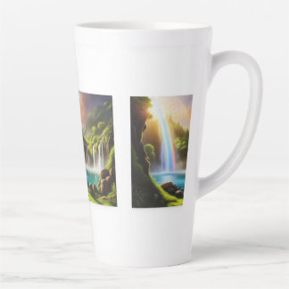 De Café Latte caneca cachoeiras