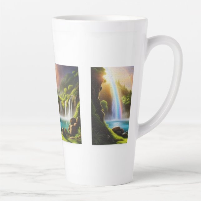De Café Latte caneca cachoeiras (Direita)