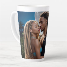 Caneca Casal ao Luar - Arte Digital Romântica