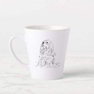 De Café Latte Caneca Cavalier King Charles Spaniel, Tinta Minima