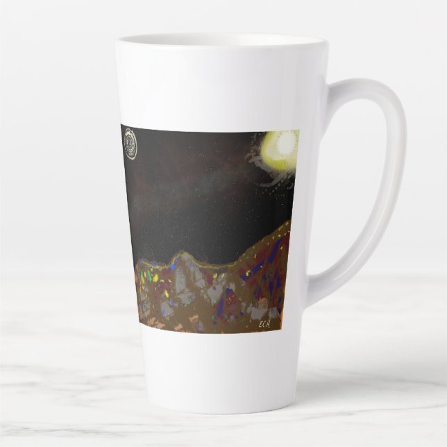 De Café Latte Caneca Clássica, 330 ml Arte Moderna (Direita)