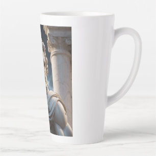 De Café Latte Caneca com Estátua do Deus Grego - Caneca com Bust